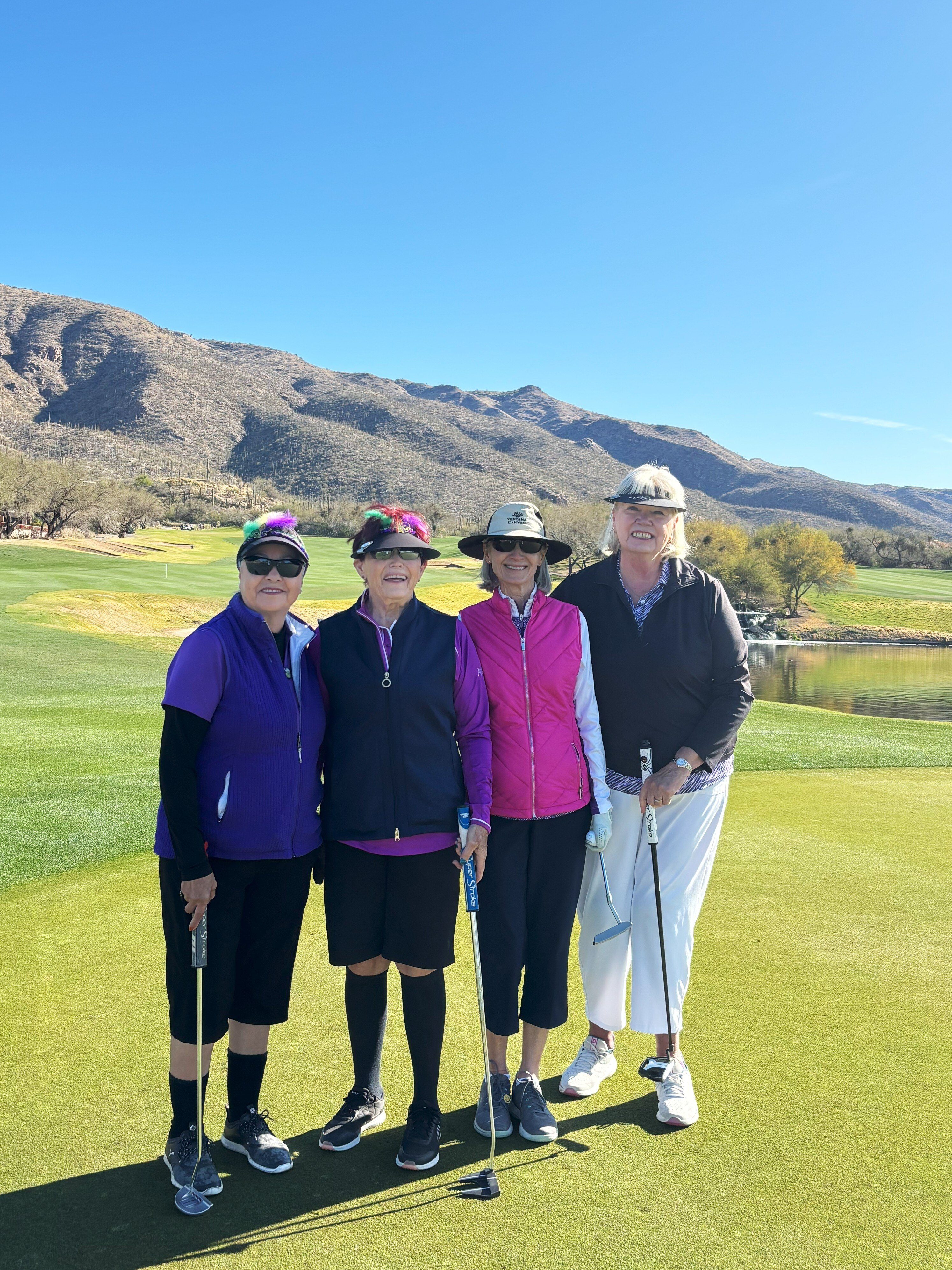 Barb McCormick, Patty Linton, Linda Russell, Marti Webb 4th place winners